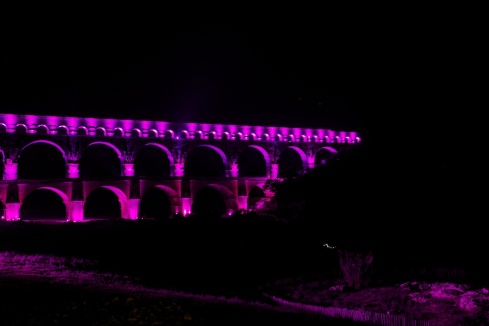 Pont-du-Gard - the pink version.