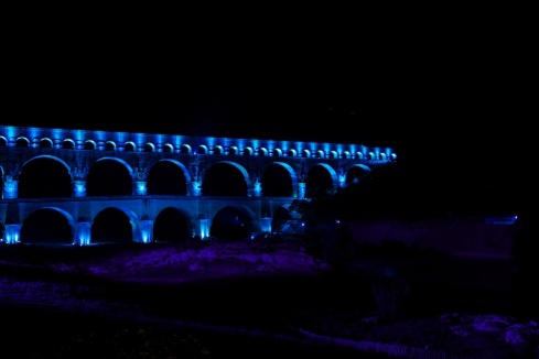 Pont-du-Gard - the blue version.